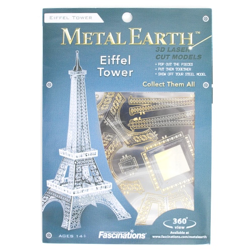 Metal Earth, 3D Model Kits, Metal, Gifts, Eiffel Tower, 2361